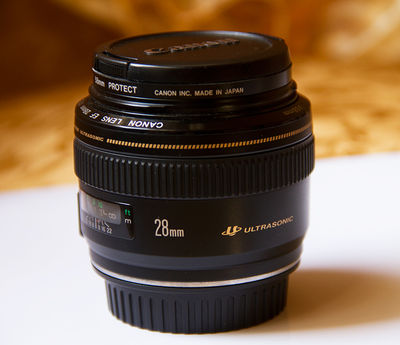 Objectif Canon ef 28mm f/1.8 usm à focale fix