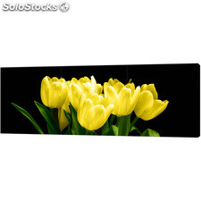 Obraz 3 częściowy - Tryptyk &quot;Żółte tulipany- Mark Freeth&quot;