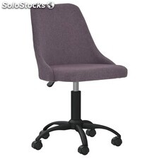 Obrotowe krzesło biurowe, kolor taupe, tapicerowane tkaniną