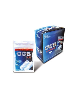 OCB Filtri Slim 6 mm - Box 50 Bustine da 150 Filtri (7500 filtri).- Incartato