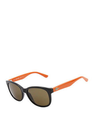 occhiali da sole bambino lacoste arancione (34228)