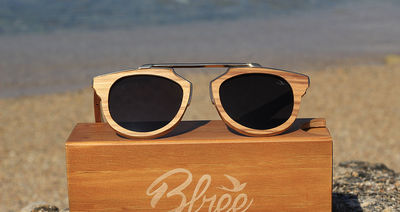 Occhiali in legno con lenti polarizzate - Foto 5