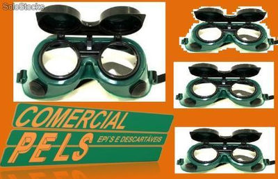 Óculos de proteção para solda oxiacetilênica silo - Foto 2