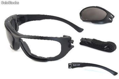 óculos FLEX 100 com espuma -contra poeira -COM AF -frete por conta do cliente - Foto 2