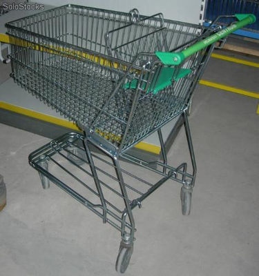 Ocynkowane wózki sklepowe Wanzl, wózek sklepowy używany - Zdjęcie 2