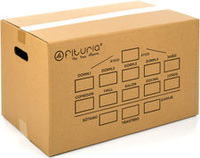 OFITURIA Cajas Carton Mundanza 430x300x250mm (10 UNIDADES) Cajas de Carton de
