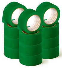 OFITURIA Cinta Adhesiva, color Verde, Cinta para Embalaje y Organizar tus Cajas