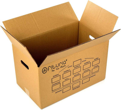 OFITURIA Pack 2 - Cajas Carton Mundanza 430x300x250mm (10 UNIDADES) Cajas de - Foto 3