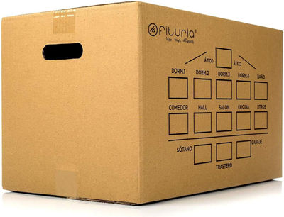 OFITURIA Pack 2 - Cajas Carton Mundanza 430x300x250mm (10 UNIDADES) Cajas de - Foto 2