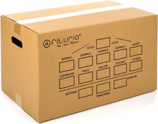 OFITURIA Pack 2 - Cajas Carton Mundanza 500x300x300mm (10 UNIDADES) Cajas de