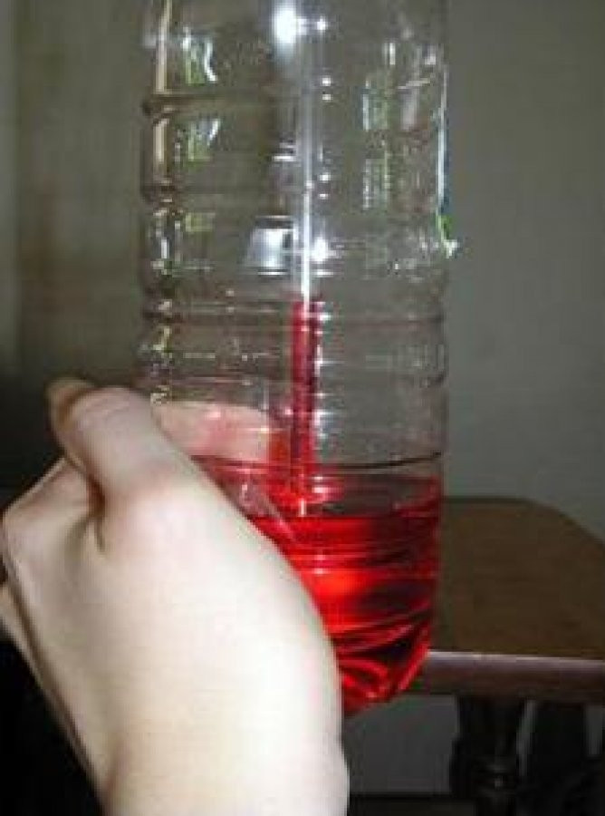 Mercurio líquido rojo