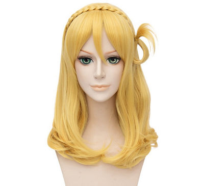 Ohara Mari Cosplay Perruque Or Cheveux Anime Cos Perruques Synthétique Cheveux - Photo 2
