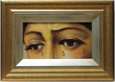Ojos Macarena | Pinturas de escenas religiosas en óleo sobre tabla