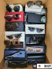 Okulary przeciwsłoneczne - pakiet 30 sztuk - marki premium