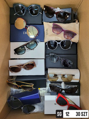 Okulary przeciwsłoneczne - pakiet 30 sztuk - marki premium - Zdjęcie 2