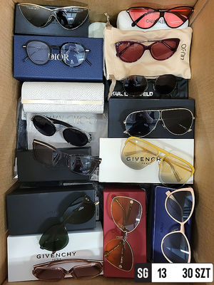 Okulary przeciwsłoneczne - pakiet 30 sztuk - marki premium - Zdjęcie 3
