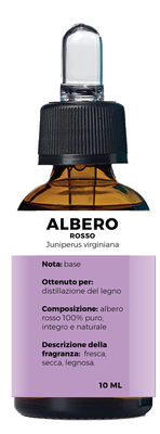 Olio Essenziale di Albero Rosso (Juniperus virginiana) | 10 ml