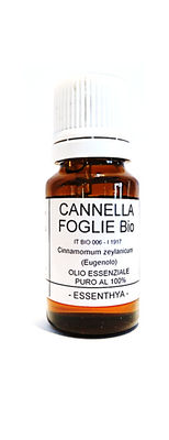 Olio Essenziale di Cannella Foglie BIO (Cinnamomum verum o zeylanicum) | 10 ml