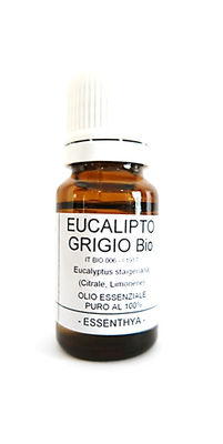 Olio Essenziale di Eucalipto grigio Bio (Eucalyptus staigeriana) | 10 ml
