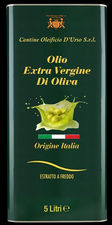 olio extra vergine in tank da 5 litri