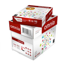 Omnia Ramette 500 feuilles Papiers A4 blanc 80 gm