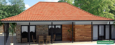Onduvilla, Onduline, placas impermeables decorativas para techos y tejados - Foto 5