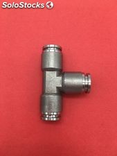 One touch coupling swivel Tees quick push in fittings pneumatic stainless steel