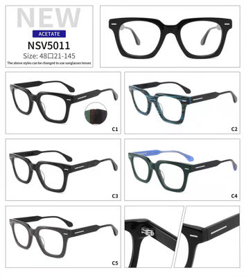 optical frame eyeglasses prescription RX acetate in different colors 5 barrel