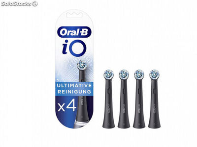 Oral-B iO Aufsteckbürsten Ultimative Reinigung 4er (Schwarz) 319856