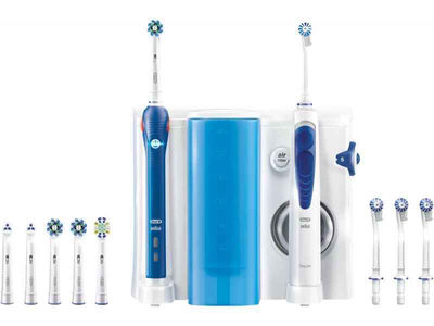 Oral-B OxyJet Reinigungssystem +PRO 3000 Elektrische Zahnbürste