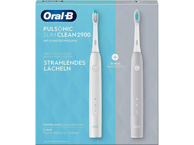 Oral-B Pulsonic Slim Clean 2900 Grau/Weiss +2. Handstück