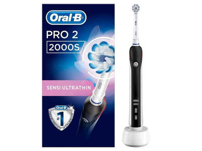 Oral-B Zahnbürste 2000s PRO 2 schwarz