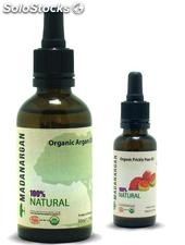 Organic argan oil and prickly pears oil