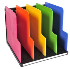 Organizador de armario exacompta modulotop negro multicolor vertical 5