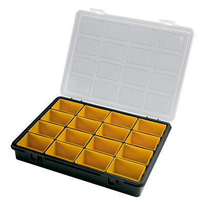 Organizador Plastico 16 Compartimentos Extraibles 242x188x37 mm. Caja