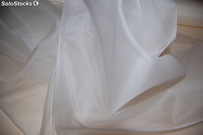 organza de seda off white - Foto 2