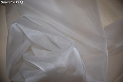 organza de seda off white - Foto 5