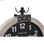 Orologio da Parete DKD Home Decor 40 x 6,5 x 46 cm Nero Marrone Ferro Vintage Le - Foto 3