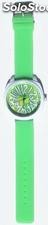 orologio in silicone verde