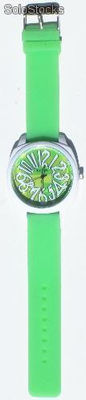 orologio in silicone verde