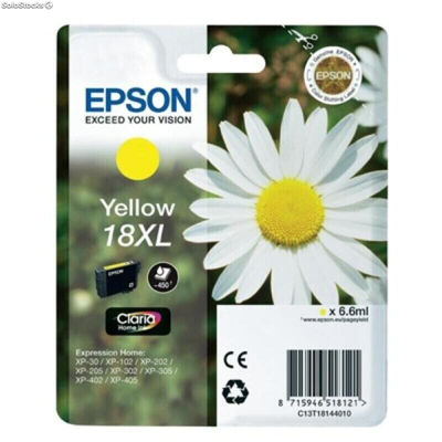 Oryginalny Wkład Atramentowy Epson 18XL Żółty