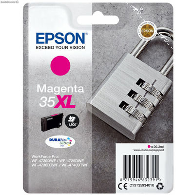 Oryginalny Wkład Atramentowy Epson 35XL Magenta