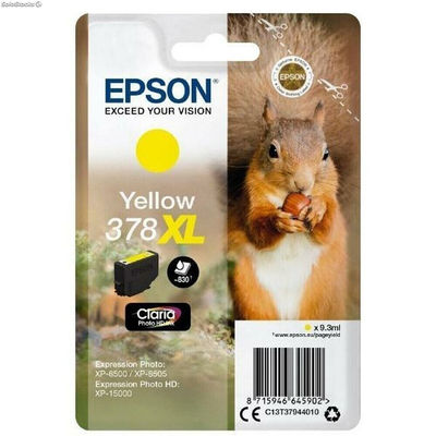 Oryginalny Wkład Atramentowy Epson 378XL 9,3 ml Żółty