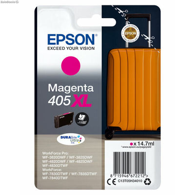 Oryginalny Wkład Atramentowy Epson 405XL DURABrite Ultra Ink Magenta
