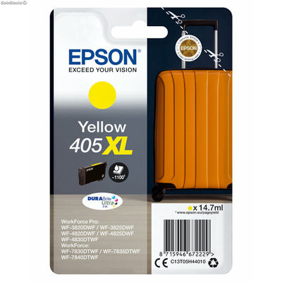Oryginalny Wkład Atramentowy Epson 405XL DURABrite Ultra Ink Żółty