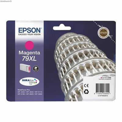 Oryginalny Wkład Atramentowy Epson 79XL Pisa Tower Magenta