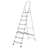 Oryx Escalera Aluminio 8 Peldaños Plegable, Uso doméstico, Antideslizante,