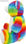 Oso de peluche multicolor con cremallera - Foto 4