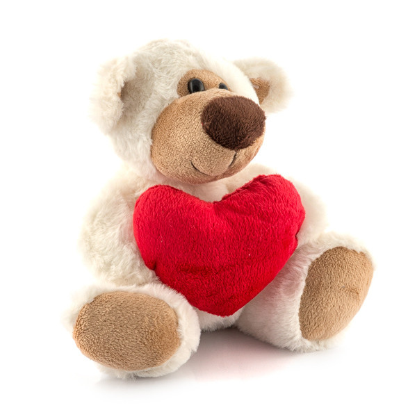 ours en peluche avec un coeur