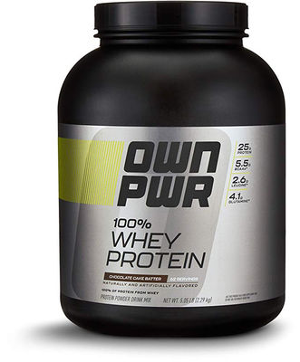 OWN PWR 100% Whey Protein Powder, Chocolate Cake Batter, 5 lb - Foto 2
